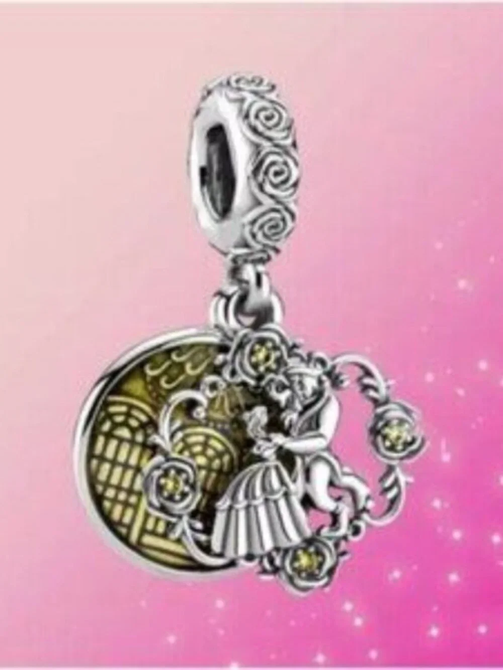 PANDORA Beauty and The Beast Charm